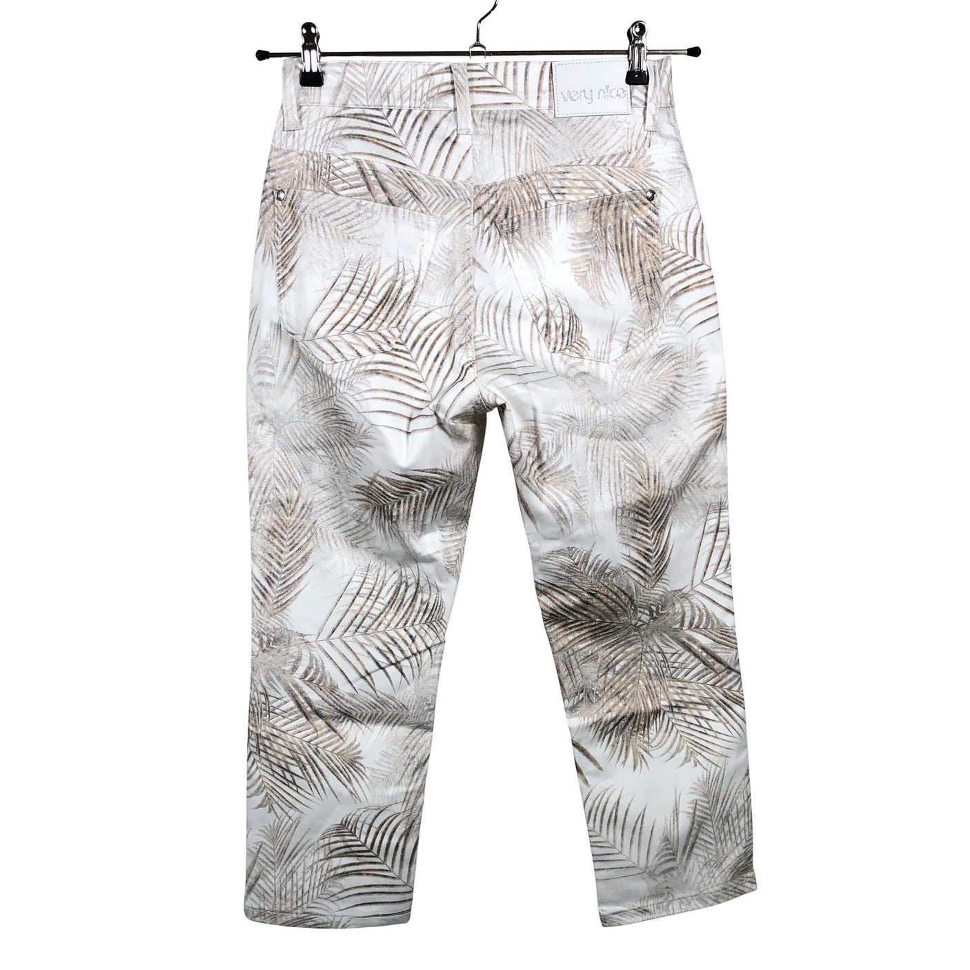 Naisten Very Nice - Farkkucaprit, koko W29 - Beige (2)