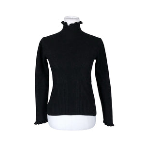 Naisten Massimo Dutti - Neulepaita, koko 36 - Musta (1)