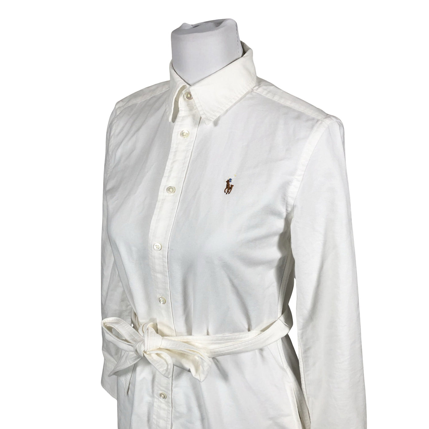 Naisten Polo Ralph Lauren - Kangasmekko, koko 34 - Valkoinen (3)
