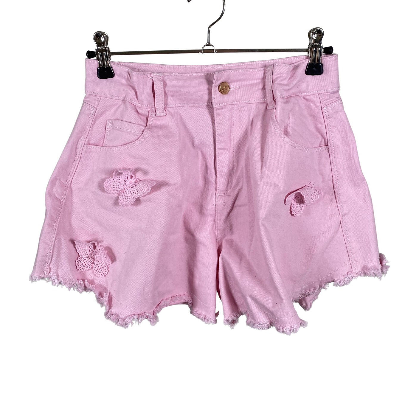 Tyttöjen Miss Blumarine - Farkkushortsit, koko 152 - 158 - Vaaleanpunainen (1)