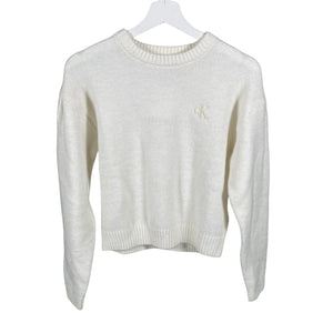 Unisex Calvin Klein Jeans - Neulepaita, koko 158 - 164 - Valkoinen (1)