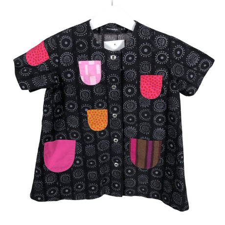 Tyttöjen Marimekko - Kangasmekko, koko 86 - 92 - Musta ()
