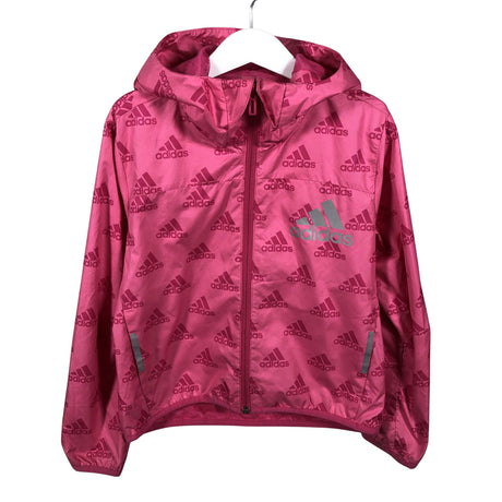 Tyttöjen Adidas - Urheilutakki, koko 122 - 128 - Pinkki ()