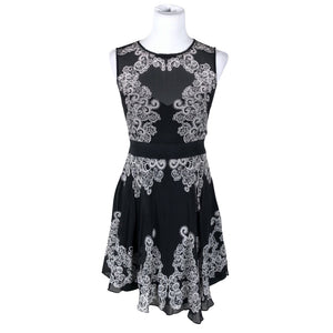 Naisten Karen Millen - Sifonkimekko, koko 40 - Musta (1)
