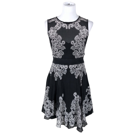 Naisten Karen Millen - Sifonkimekko, koko 40 - Musta ()