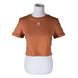 Naisten Adidas - T-paita, koko 40 - Oranssi (1)