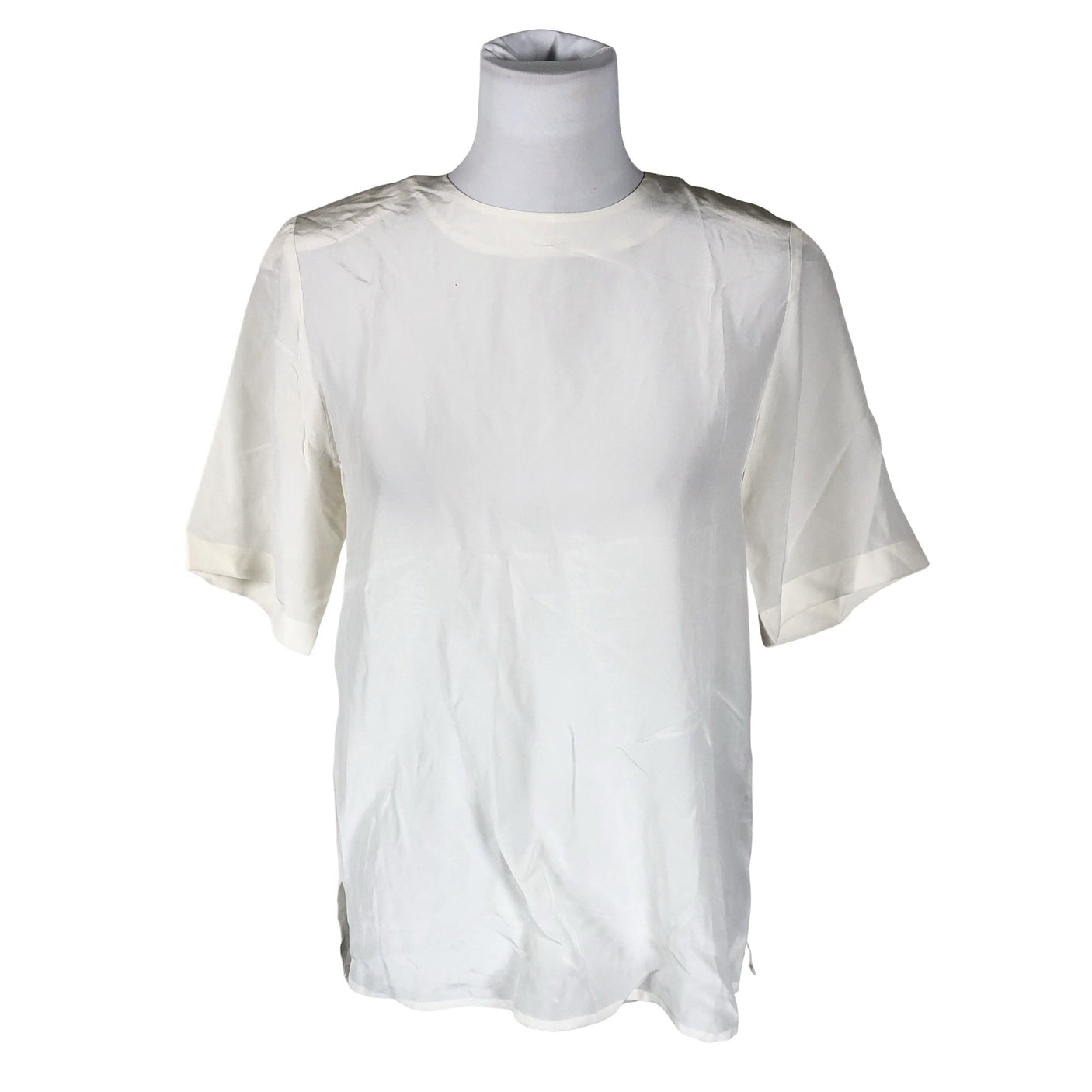 Naisten Stockmann Silk - Lyhythihainen pusero, koko 38 - Beige (1)