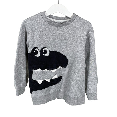 Unisex Bogi - Collegepaita, koko 116 - 122 - Harmaa ()