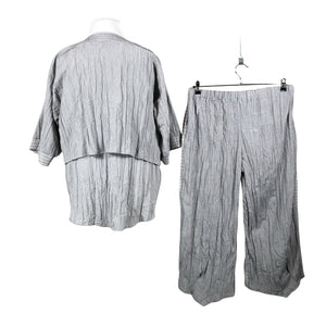 Naisten La Redoute - Jakkupuku, koko 48 - Harmaa (3)