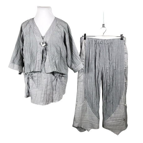 Naisten La Redoute - Jakkupuku, koko 48 - Harmaa (2)