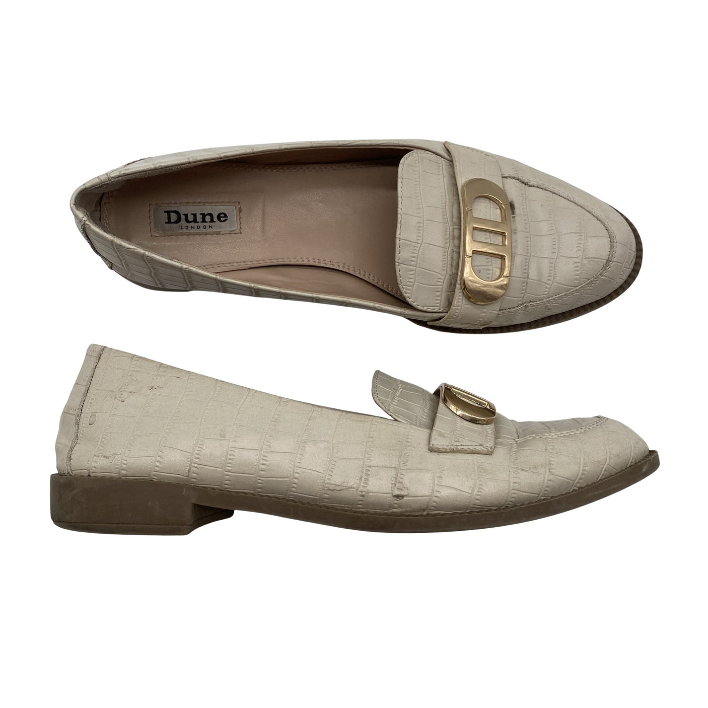 Naisten Dune London - Loaferit, koko 39 - Beige (1)