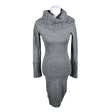 Naisten Karen Millen - Neulemekko, koko 34 - Harmaa ()