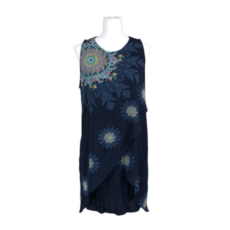 Naisten Desigual - Sifonkimekko, koko 40 - Sininen ()