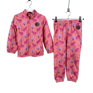 Tyttöjen Jonathan - Verryttelytakki, koko 104 - 110 - Pinkki (1)