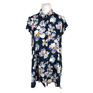 Naisten Marimekko - Sifonkitunika, koko 36 - Sininen (1)