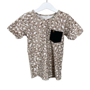 Unisex Metsola - T-paita, koko 122 - 128 - Beige (1)