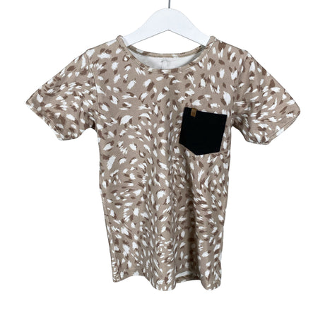 Unisex Metsola - T-paita, koko 122 - 128 - Beige ()