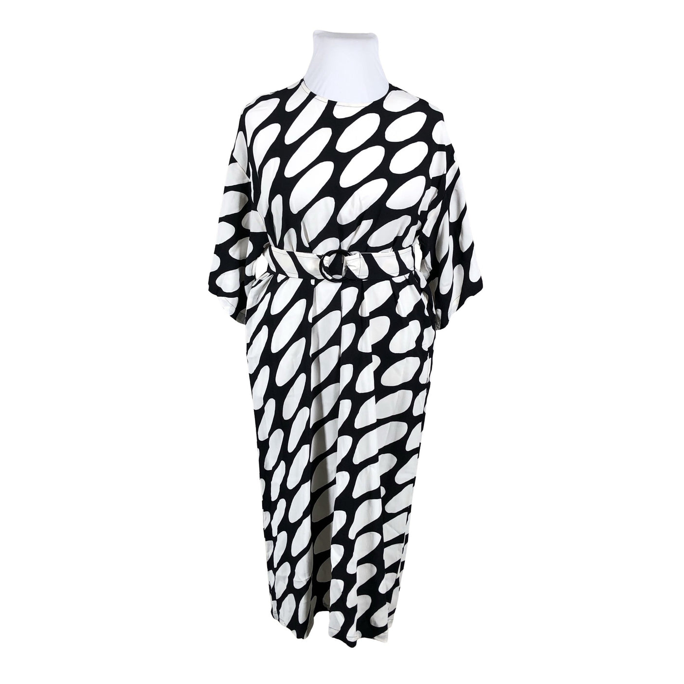 Naisten Marimekko - Sifonkimekko, koko 42 - Musta (1)