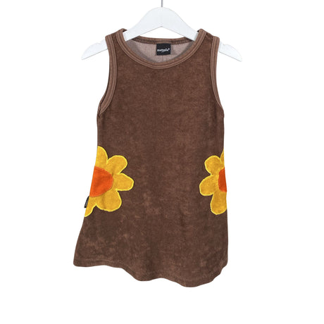 Tyttöjen Metsola - Collegemekko, koko 98 - 104 - Ruskea ()