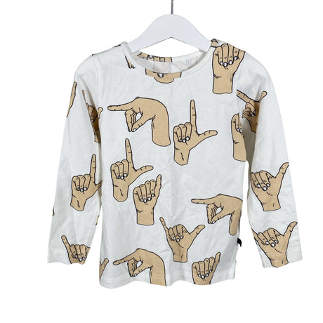 Unisex Vimma - Trikoopaita, koko 104 - 110 - Valkoinen ()