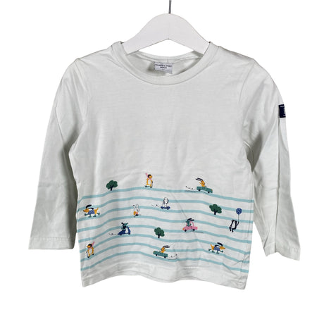 Unisex Polarn O. Pyret - Trikoopaita, koko 92 - 98 - Valkoinen ()