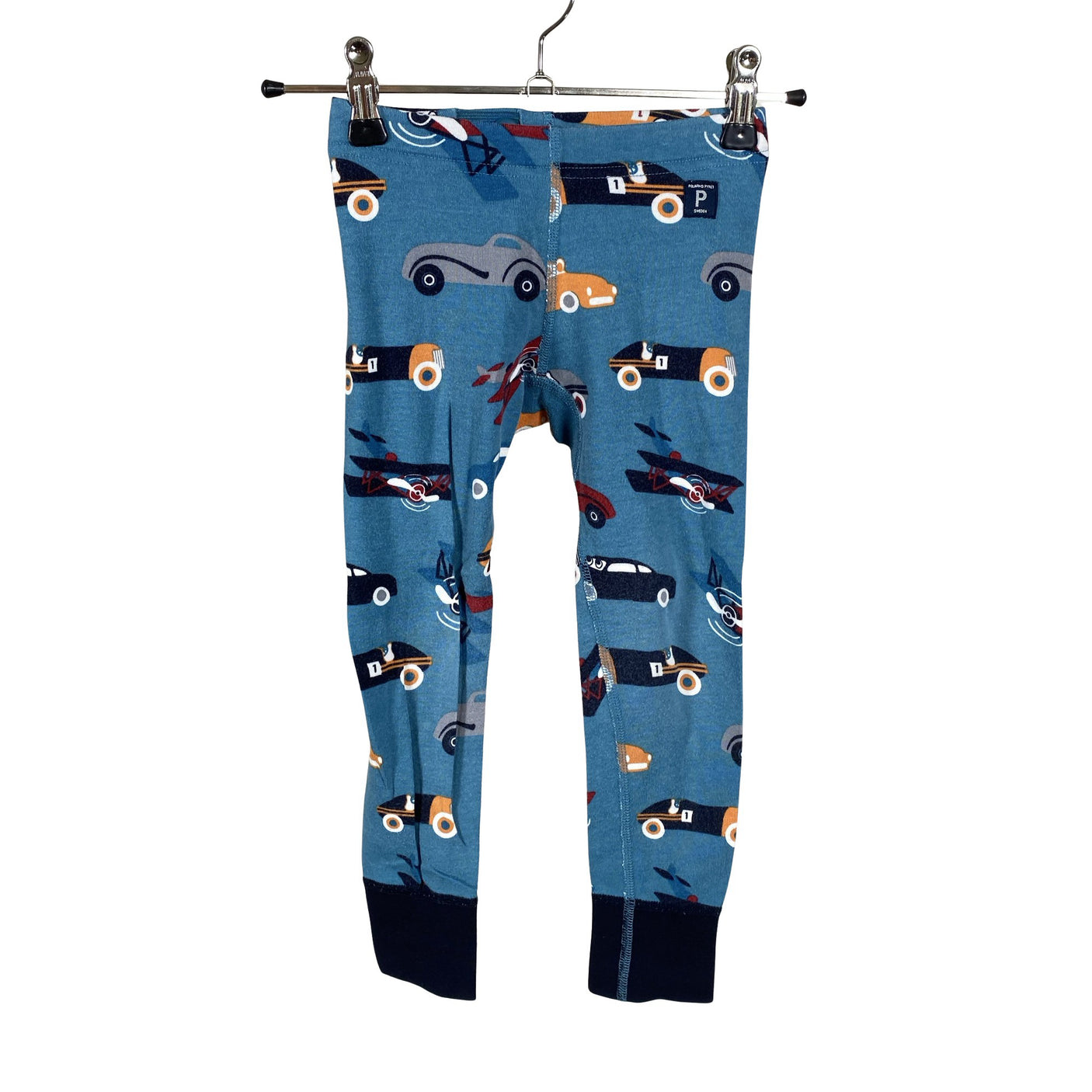 Unisex Polarn O. Pyret - Trikoohousut, koko 98 - 104 - Sininen (1)