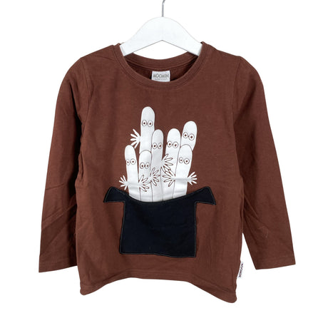 Unisex Martinex - Trikoopaita, koko 104 - 110 - Ruskea ()