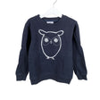 Unisex Knowledge Cotton Apparel - Collegepaita, koko 110 - 116 - Musta ()