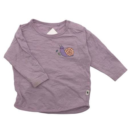 Tyttöjen Lindex - Trikoopaita, koko 68 - 74 - Violetti ()