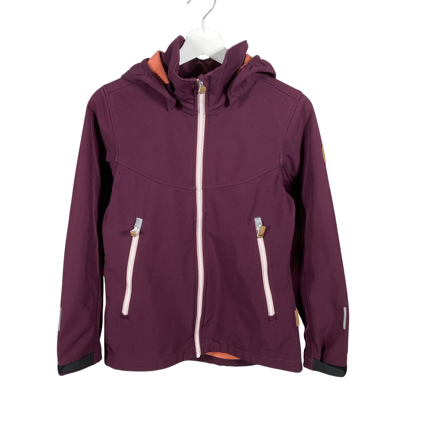 Tyttöjen Reima - Softshell-takki, koko 152 - 158 - Viininpunainen (1)