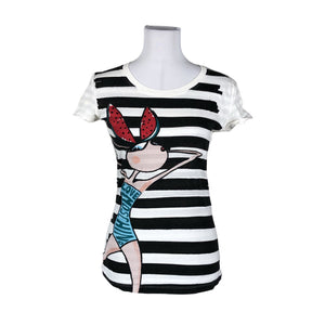 Naisten Love Moschino - T-paita, koko 40 - Valkoinen (1)