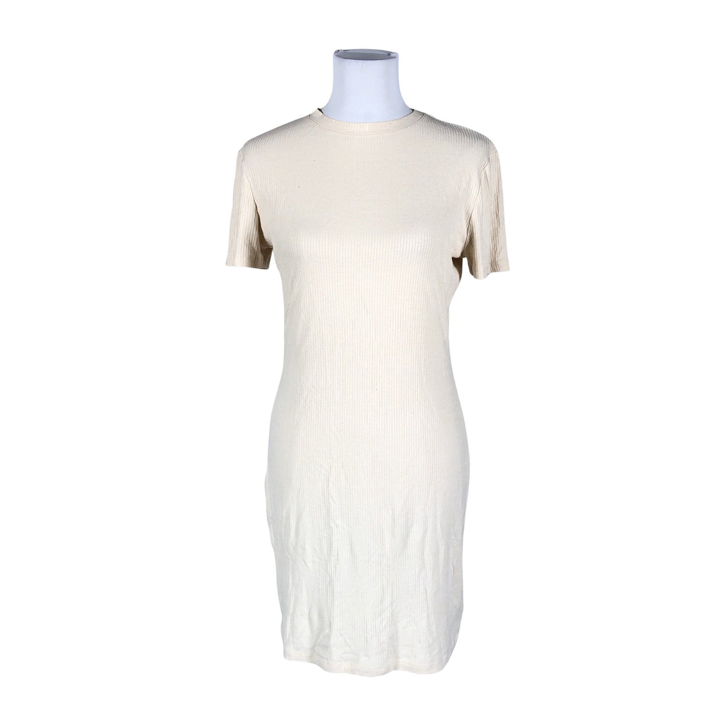 Naisten Na-KD - Trikoomekko, koko 40 - Beige (1)
