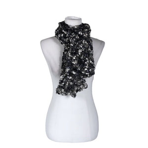 Naisten Handmade - Huivi, koko Maxi - Sininen (1)