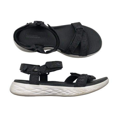 Naisten Skechers - Sandaalit, koko 37 - Musta ()