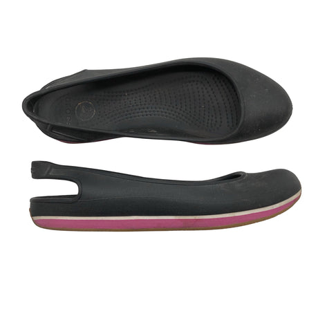 Naisten Crocs - Ballerinat, koko 39 - Musta ()