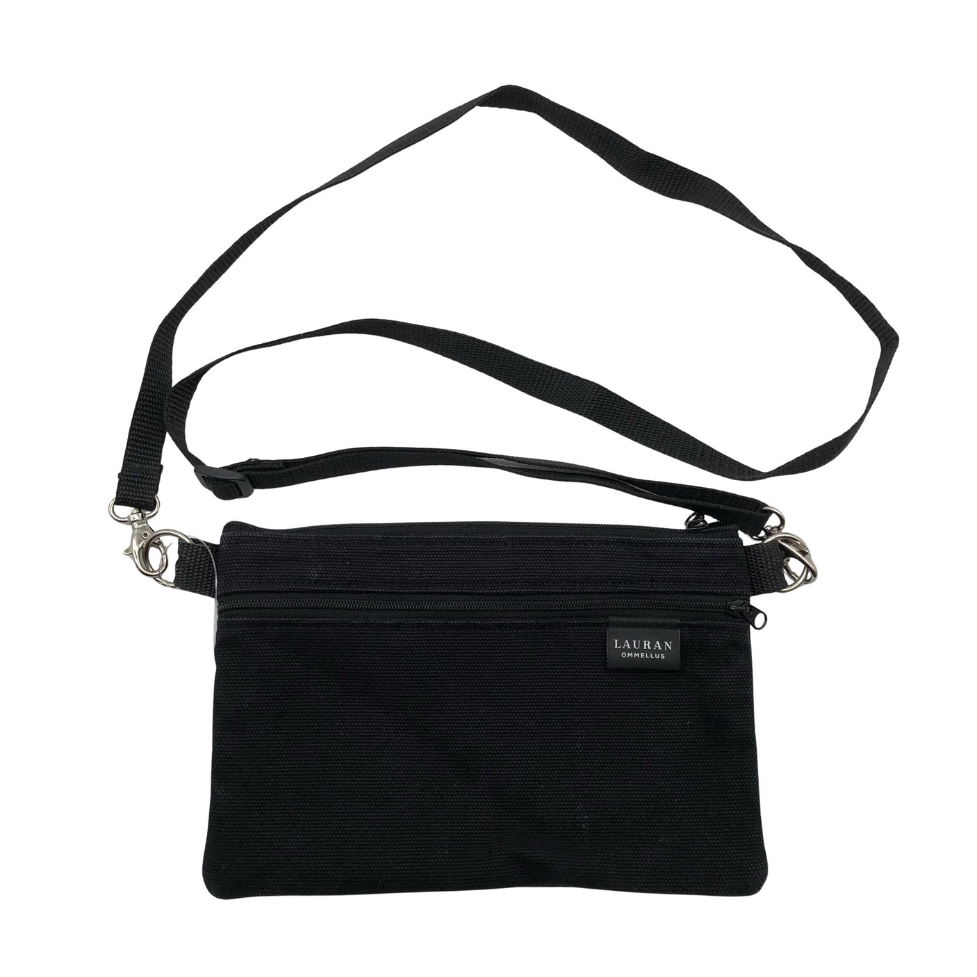 Unisex Lauran Ommellus - Olkalaukku, koko Mini - Musta (1)