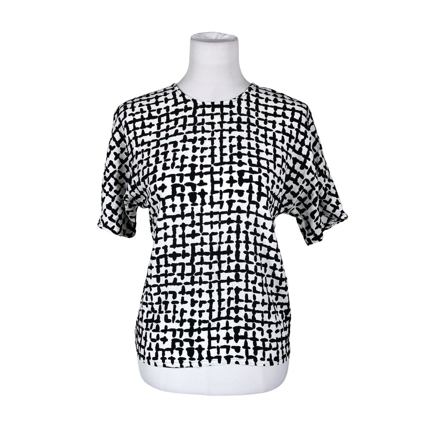 Naisten Marimekko - Lyhythihainen pusero, koko 36 - Valkoinen (1)