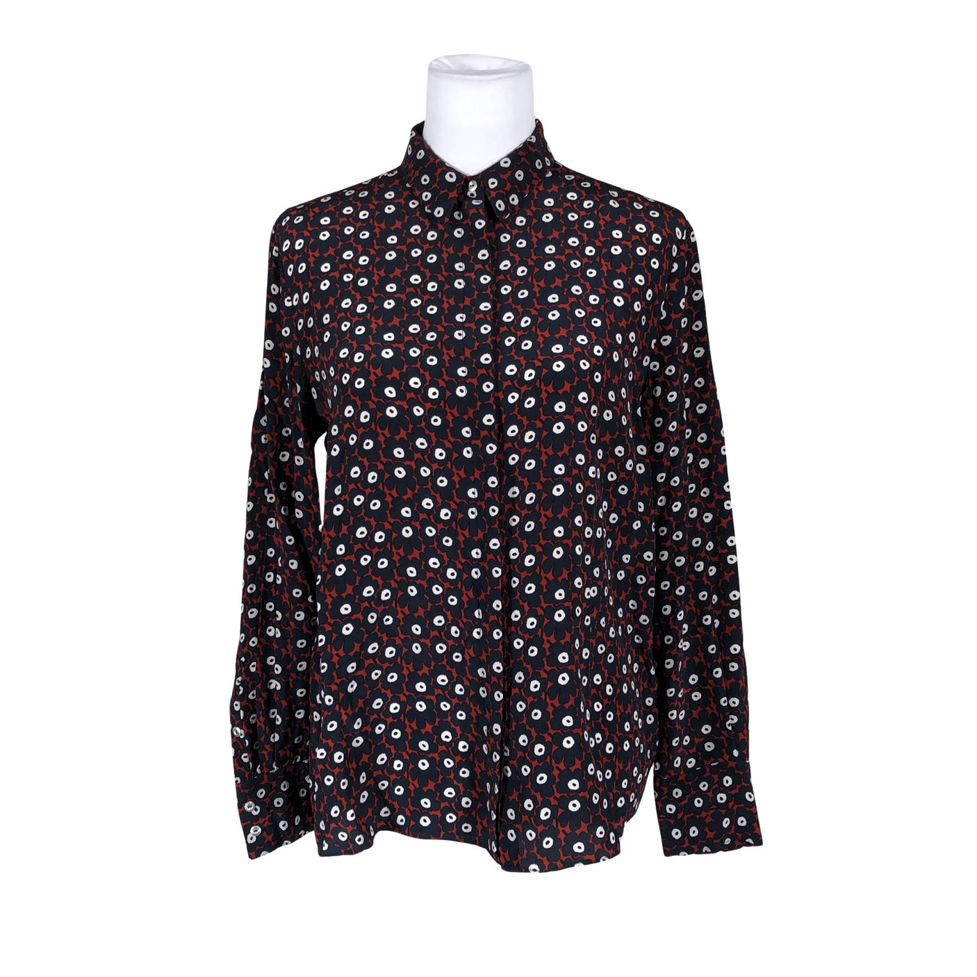 Naisten Marimekko - Pusero, koko 38 - Viininpunainen (1)