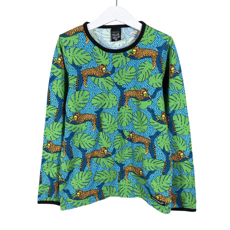 Unisex Villervalla - Trikoopaita, koko 140 - 146 - Vihreä ()