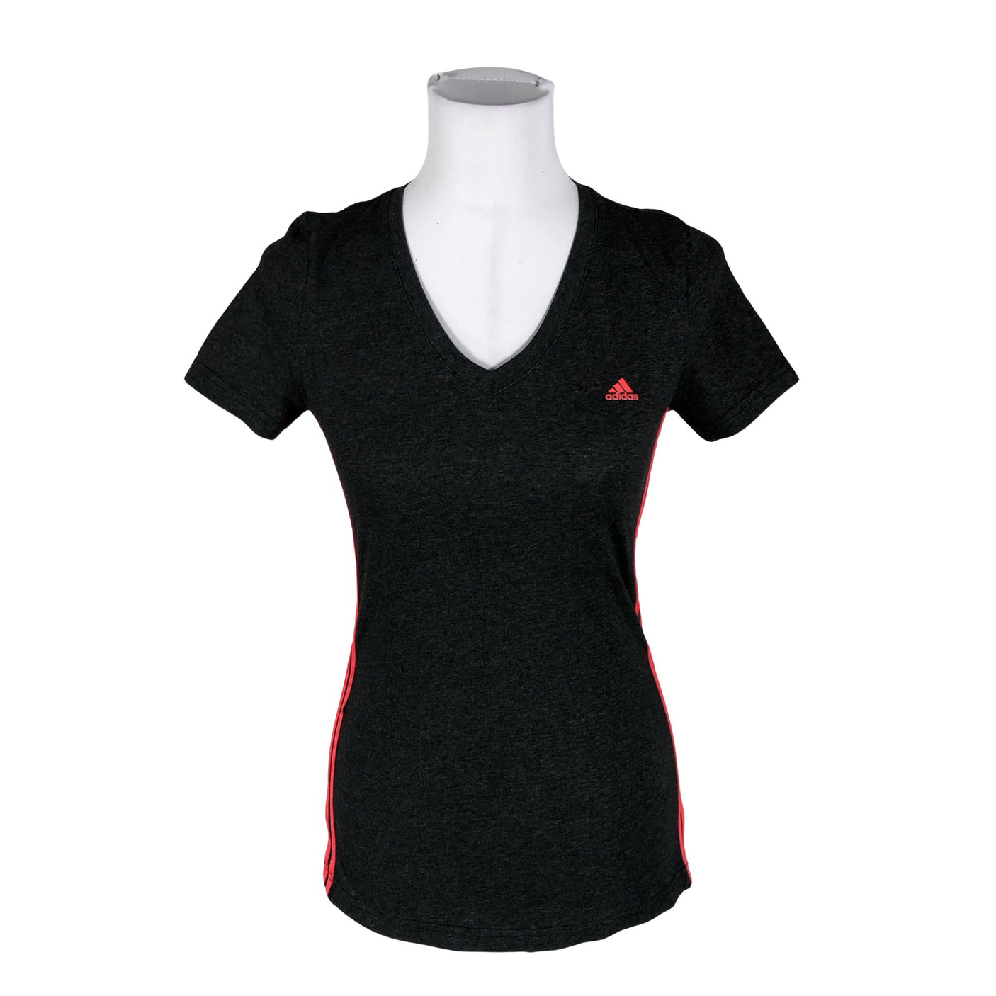 Naisten Adidas - T-paita, koko 36 - Harmaa (1)
