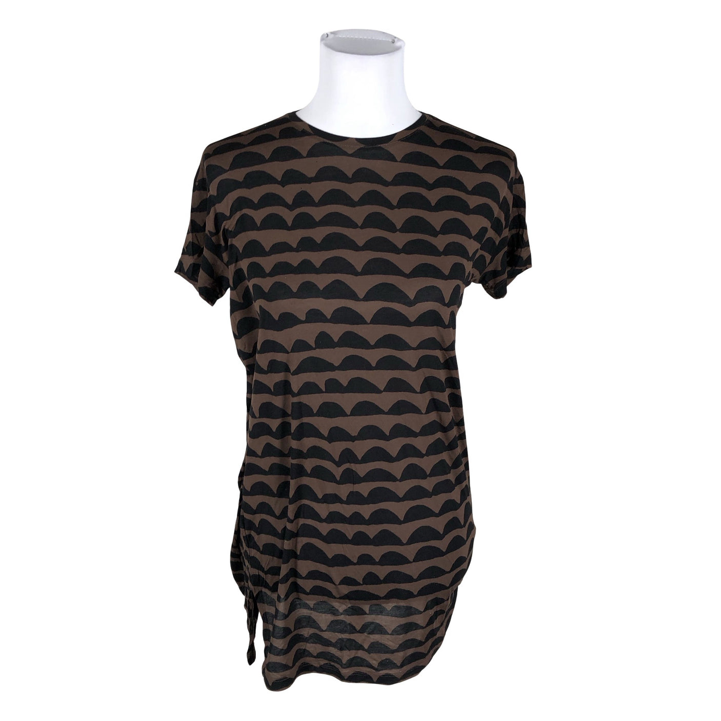 Naisten Marimekko - T-paita, koko 38 - Ruskea (1)
