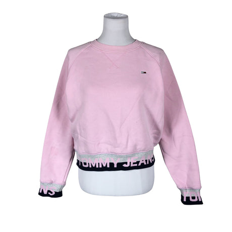 Naisten Tommy Jeans (Tommy Hilfiger) - Collegepaita, koko 36 - Vaaleanpunainen ()