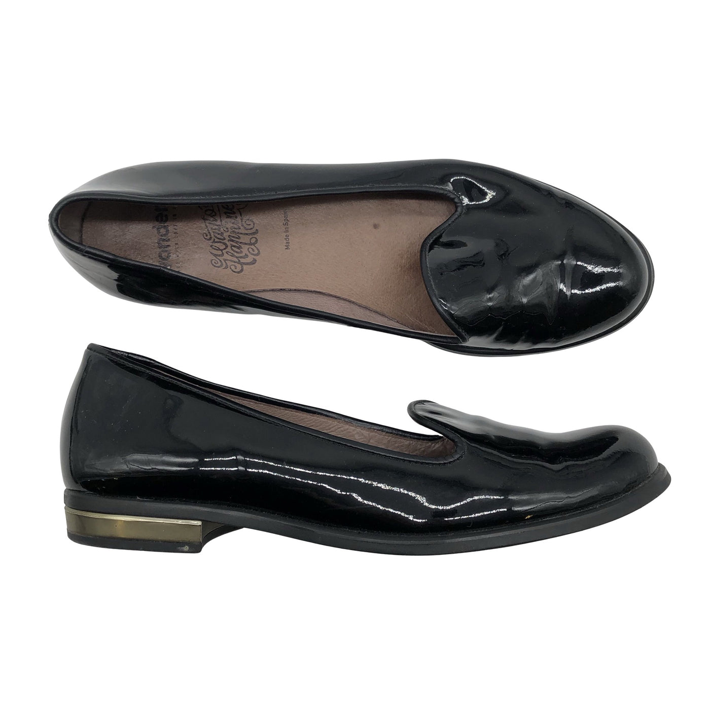 Naisten Wonders - Loaferit, koko 37 - Musta (1)