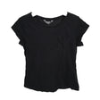 Unisex Lindex - T-paita, koko 122 - 128 - Musta ()