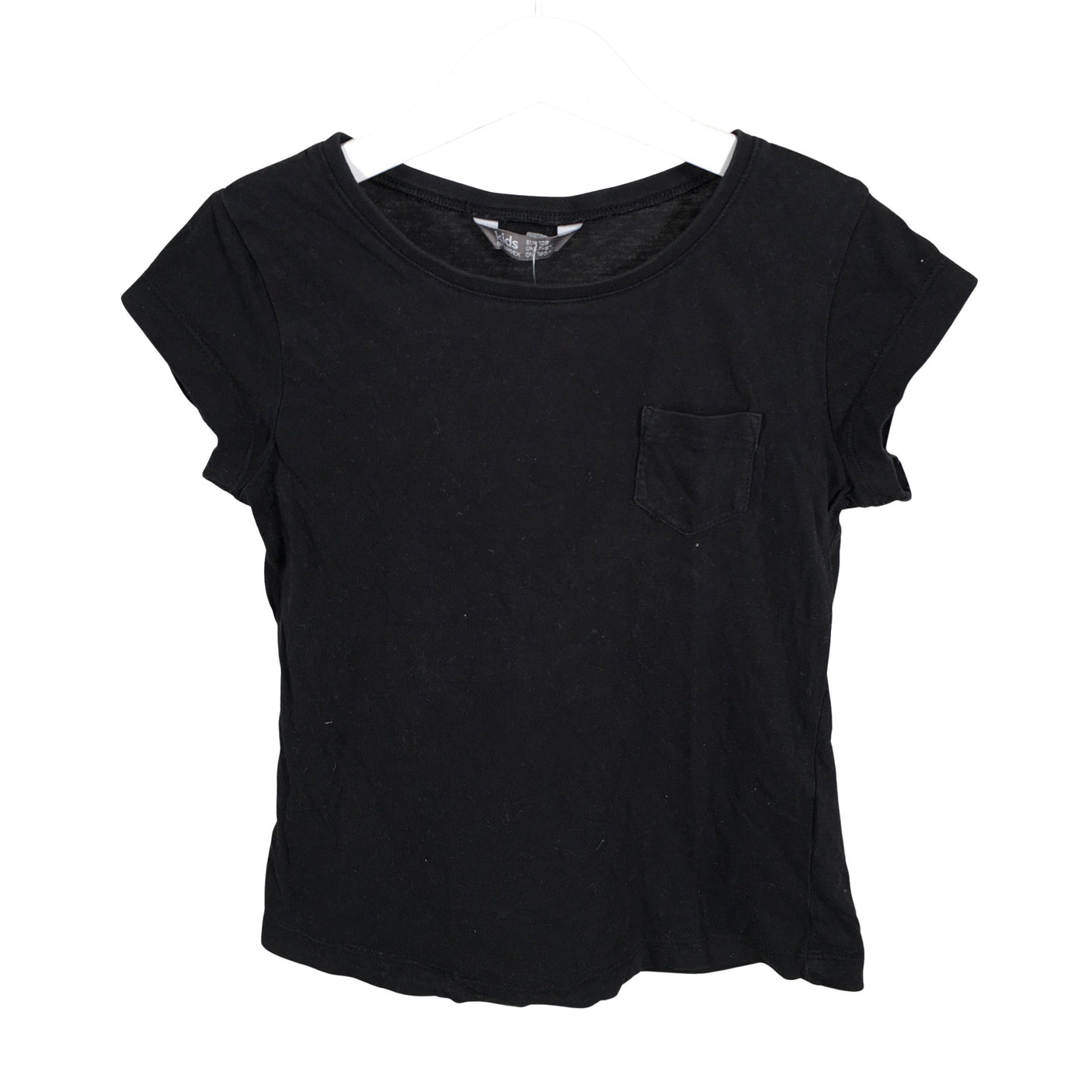 Unisex Lindex - T-paita, koko 122 - 128 - Musta (1)