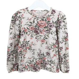 Tyttöjen Newbie - Trikoopaita, koko 110 - 116 - Beige (1)