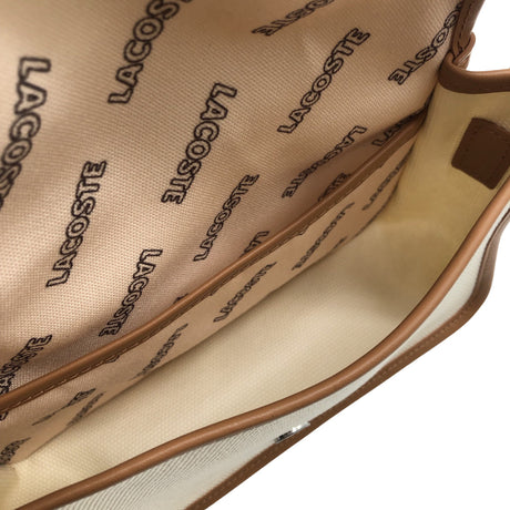 Naisten Lacoste - Olkalaukku, koko Midi - Beige (2)