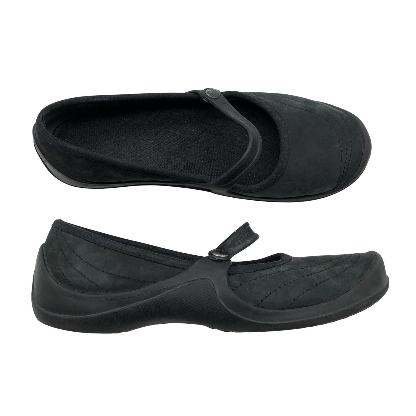 Naisten Crocs - Ballerinat, koko 38 - Musta (1)