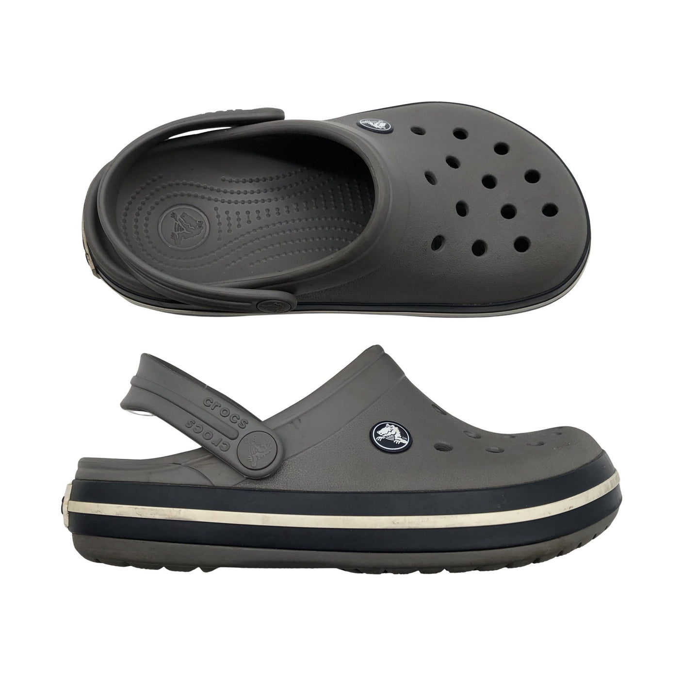 Unisex Crocs - Pistokkaat, koko 35 - Harmaa (1)