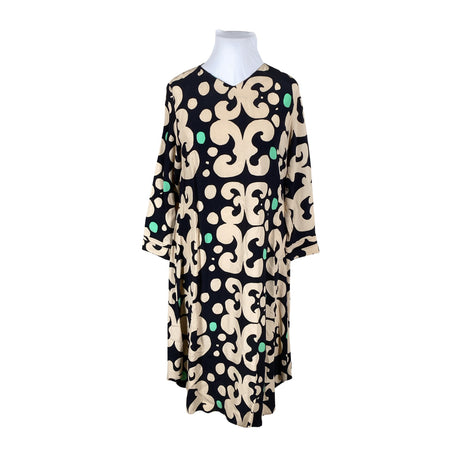 Naisten Marimekko - Sifonkimekko, koko 44 - Beige ()